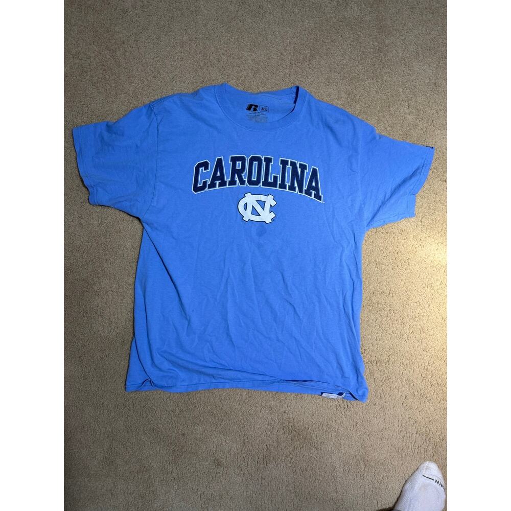 Russell Athletic UNC "Carolina" Graphic T-Shirt (Light Blue)